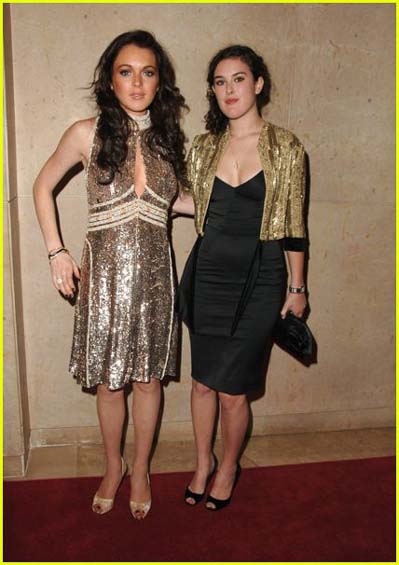 Lindsay Lohan and Rumer Willis Lindsay Lohan and Rumer Willis